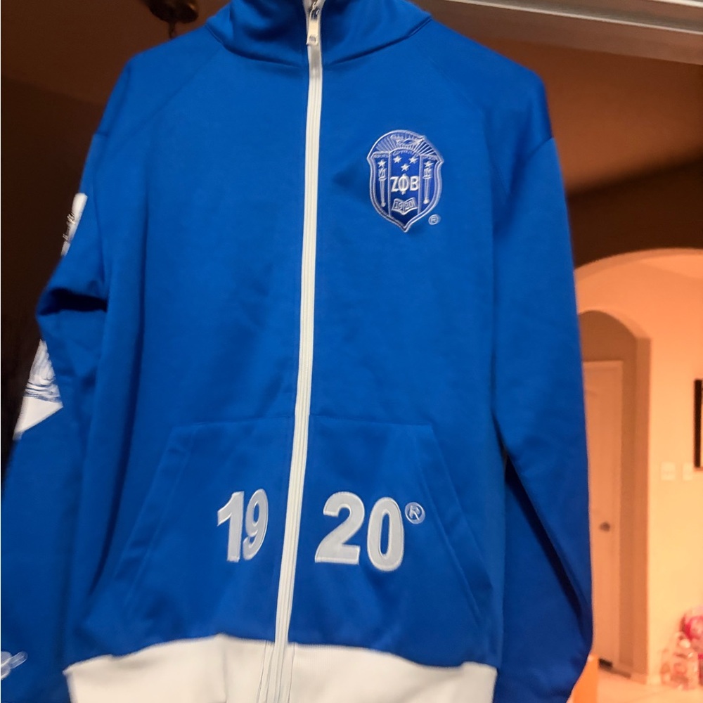 Blue Zeta Phi Beta Zip-Up Jacket - Picture 2 of 4